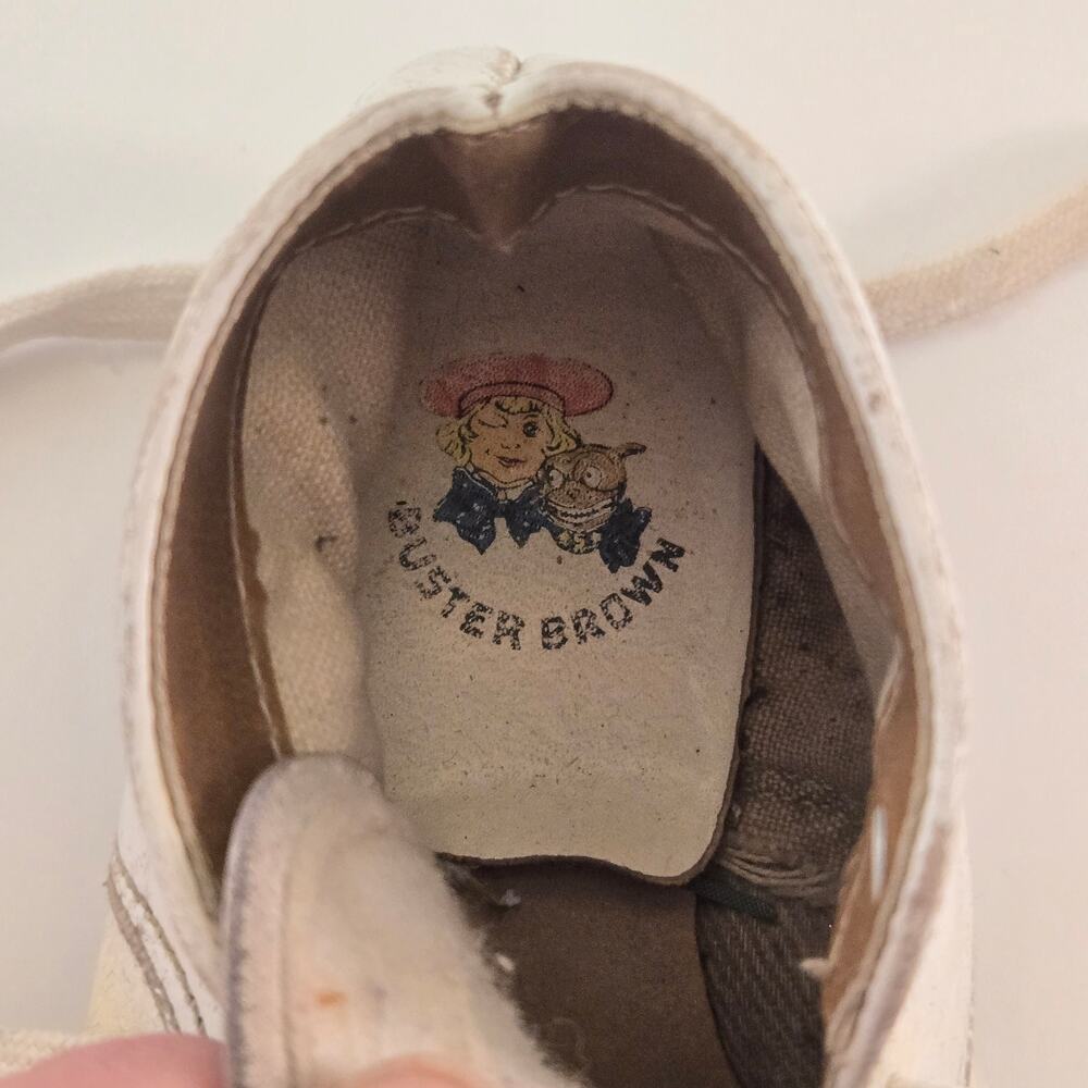 Vintage Baby Shoe Buster Brown Single Shoe for Crafts Repurposing Altered Art - Picture 5 of 5